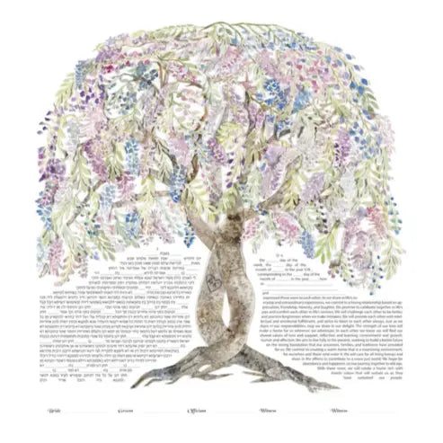 Wisteria Ketubah